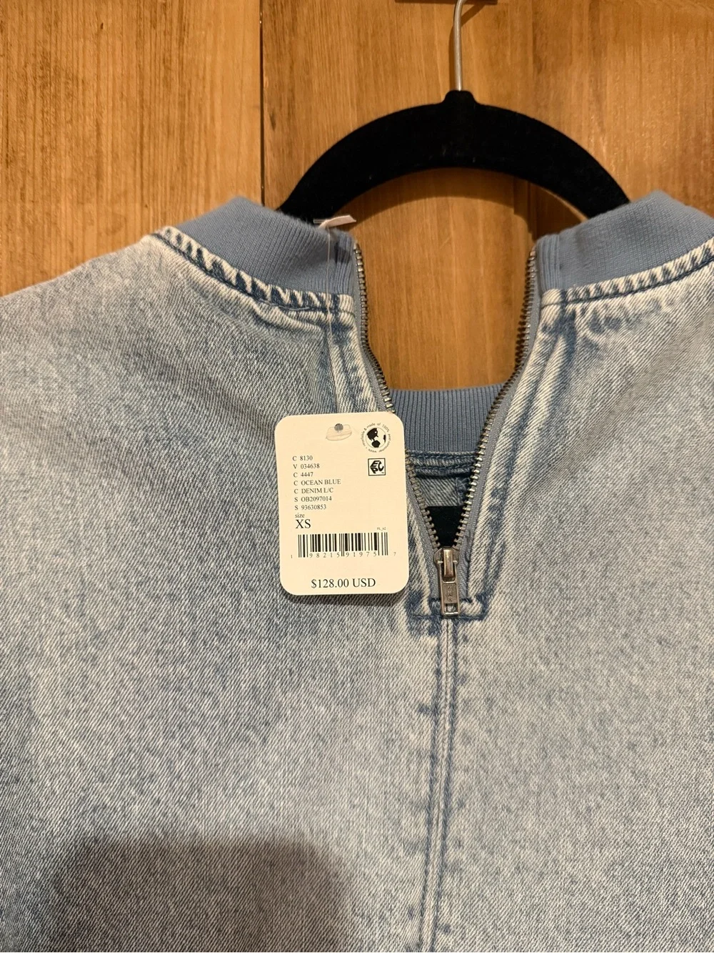 NWT Free People Harlow Mini Denim Dress